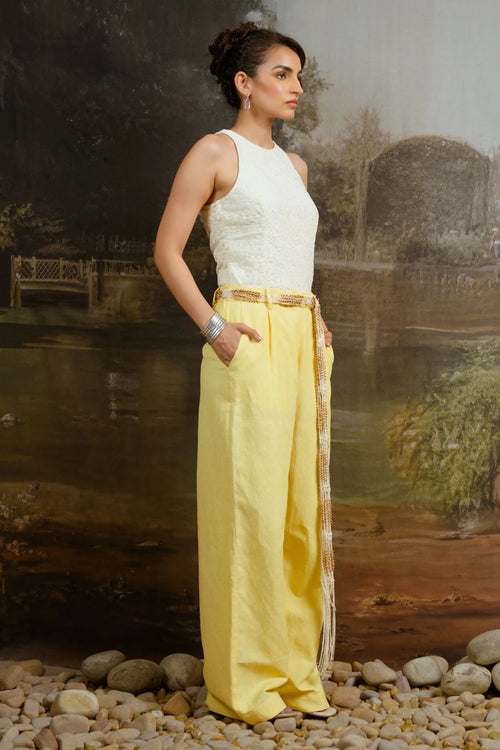 Yacht Club Yellow Pant