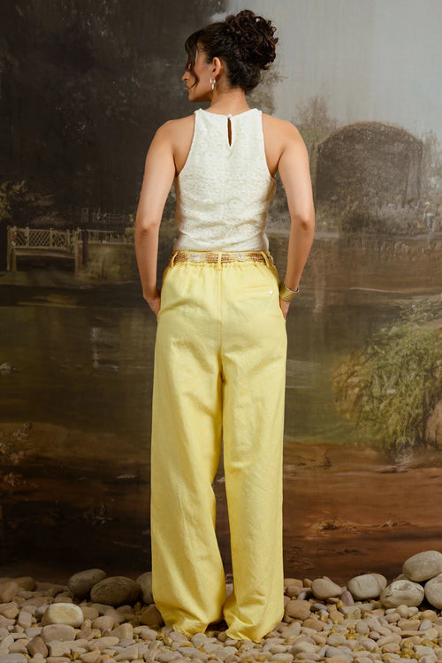 Yacht Club Yellow Pant