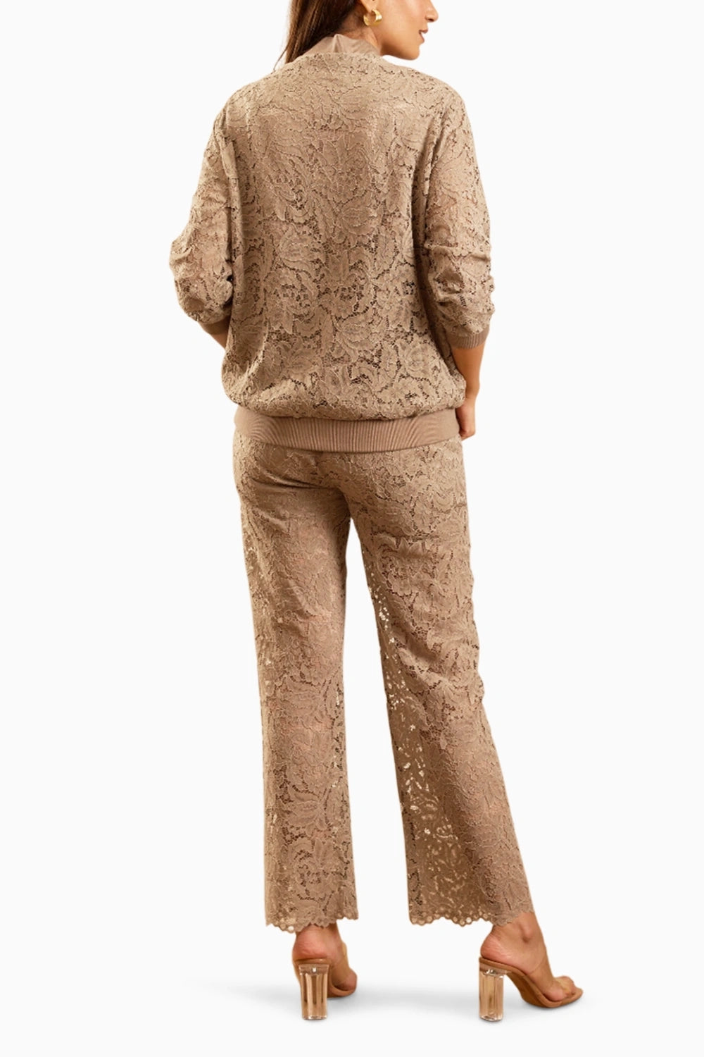 The Caramel Lace Co-ord Set