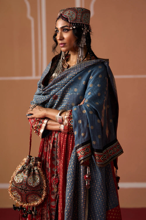 Arohi Kurti with Ridhi Pant and Tejas Dupatta