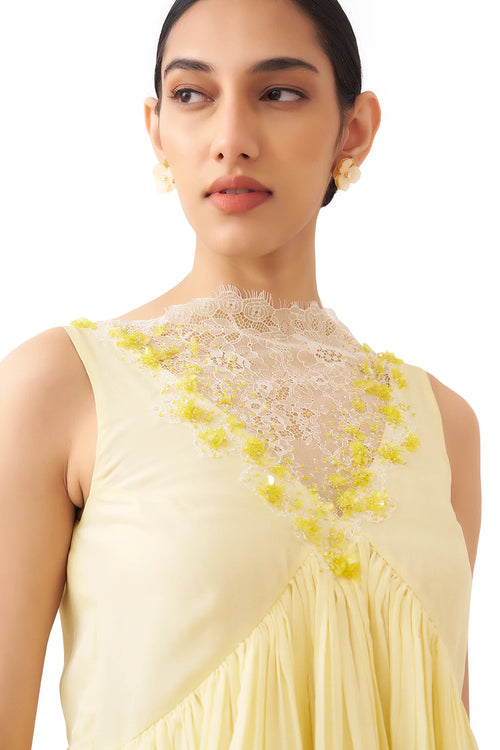 Flow Pastel Yellow Top