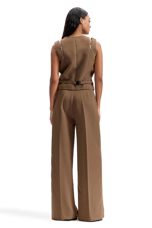 Sand Utility Waistcoat Set