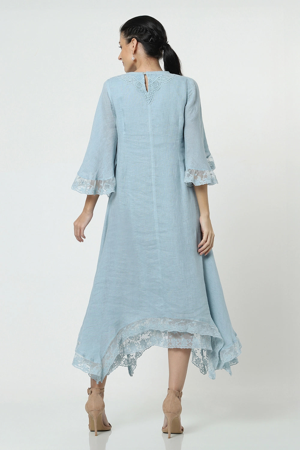 Love Lace Twirl Sky Dress