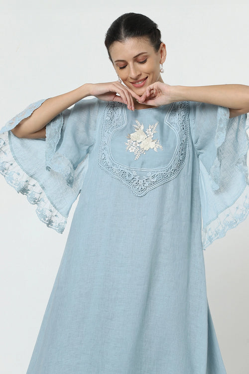 Love Lace Twirl Sky Dress
