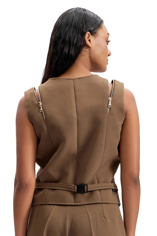 Sand Tailored Waistcoat