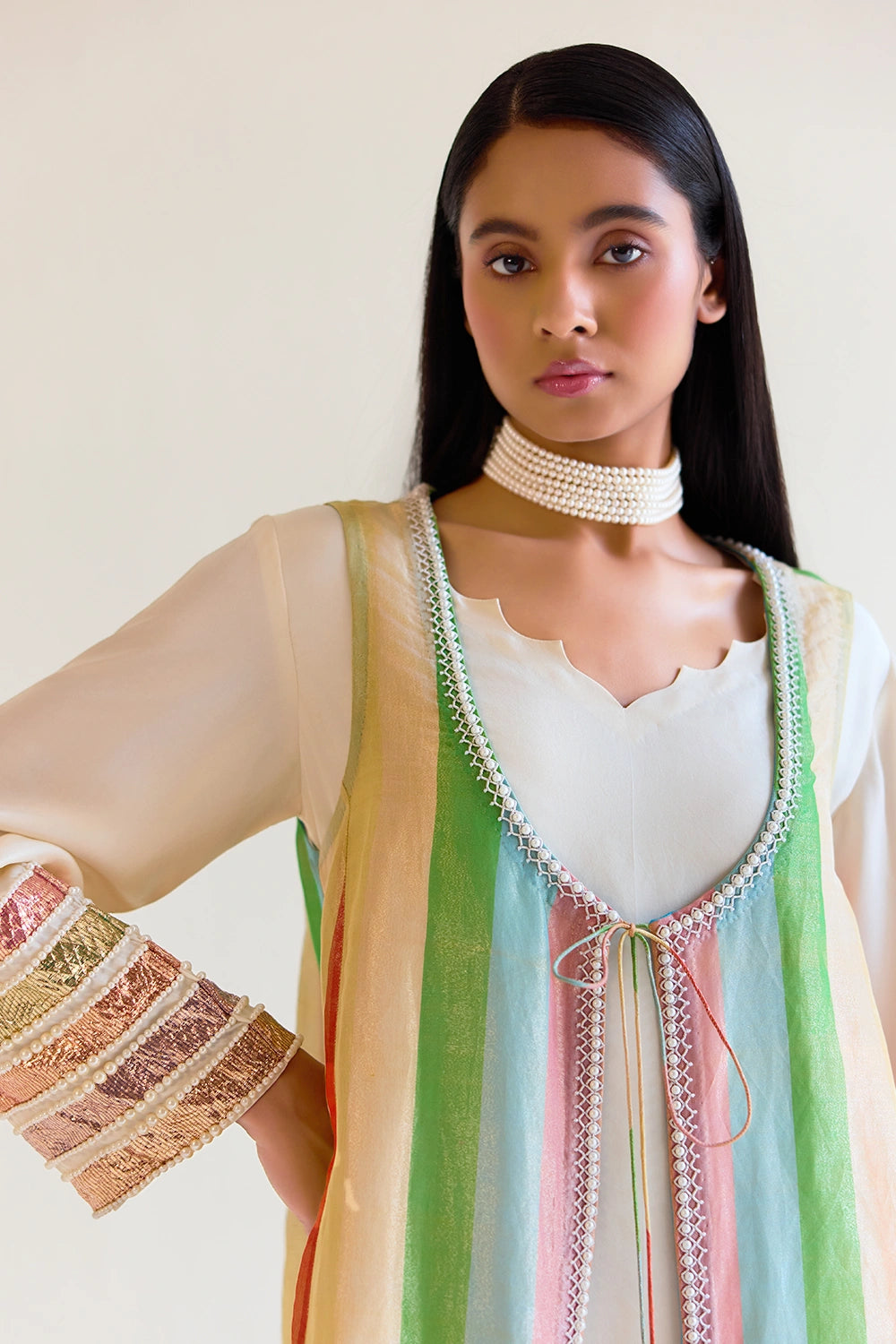 Jaipur Choga With Sharara Set