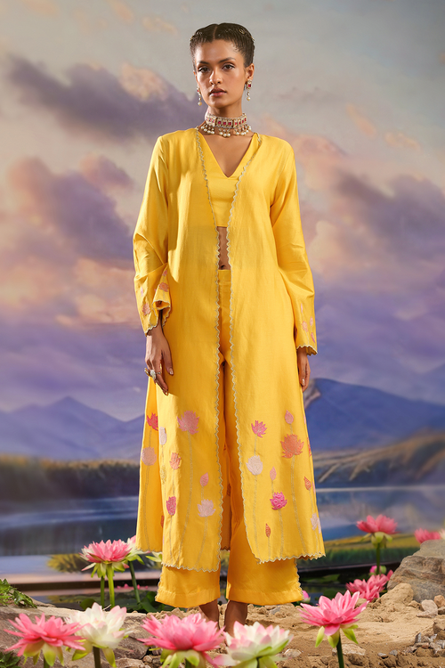 Silk Chanderi Co-ord Set