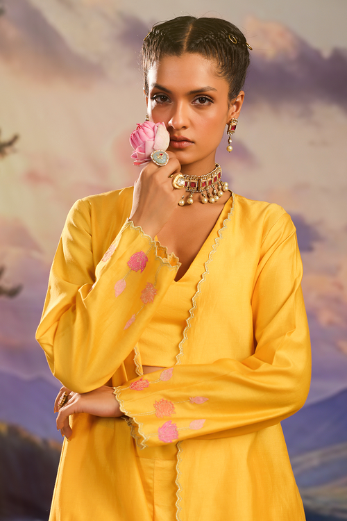 Silk Chanderi Co-ord Set