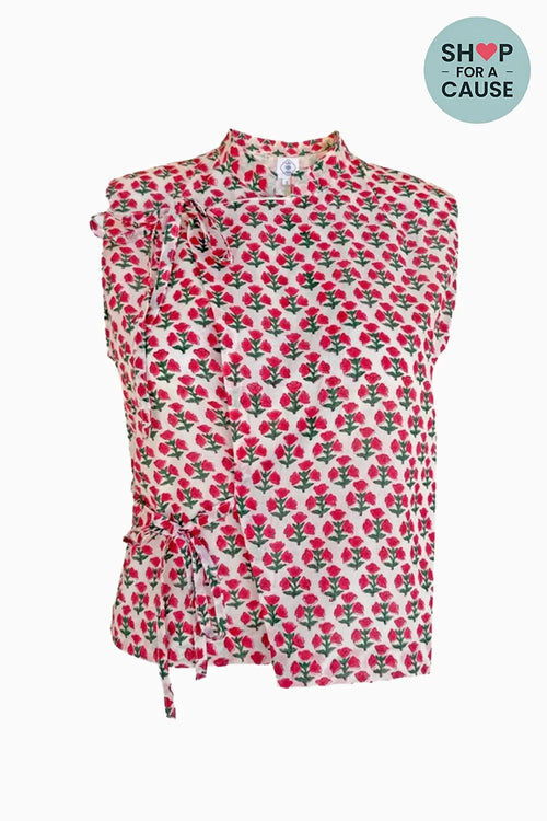 Red Chameli Top