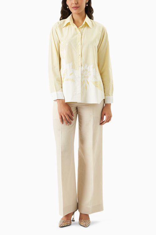 Yellow Stripe Hype Shirt