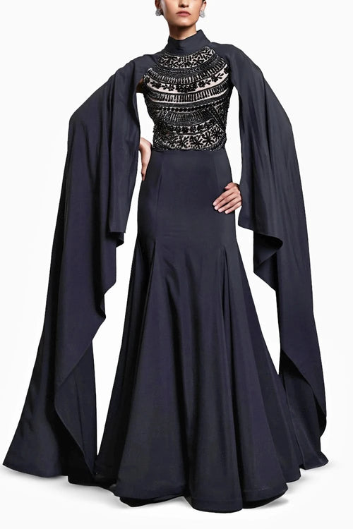 CF Crystal Black Gown