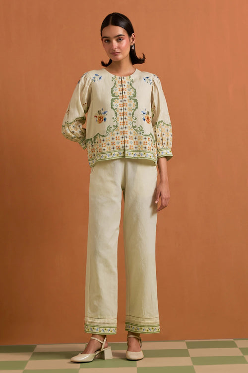 Ivory Verdant Co-ord Set
