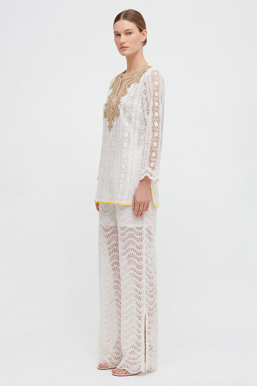 White Noor Kurta Set