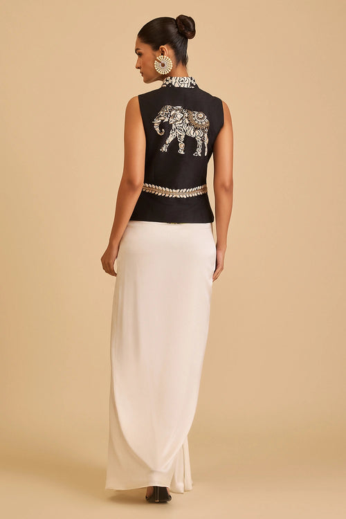 Miraas Gara Coatie And Skirt Set