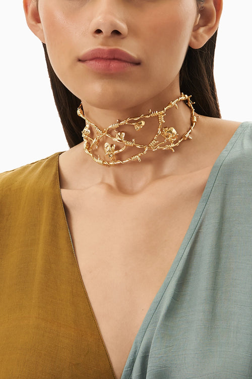 Flora Barbed Choker