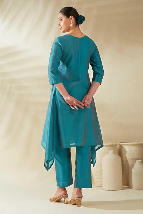 Blue Aris Kurta Set