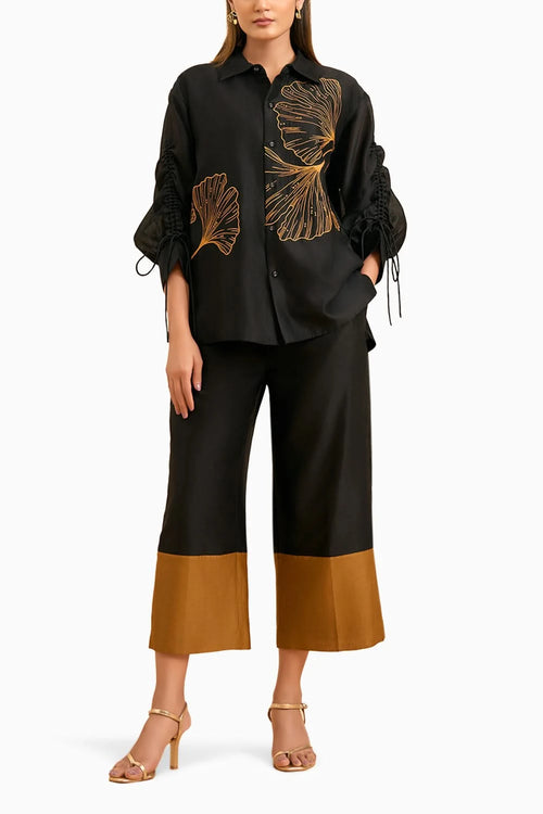 Black Ginkgo Co ord set