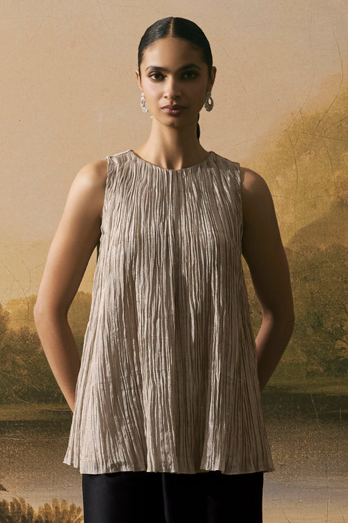 Silver Textured Tunic