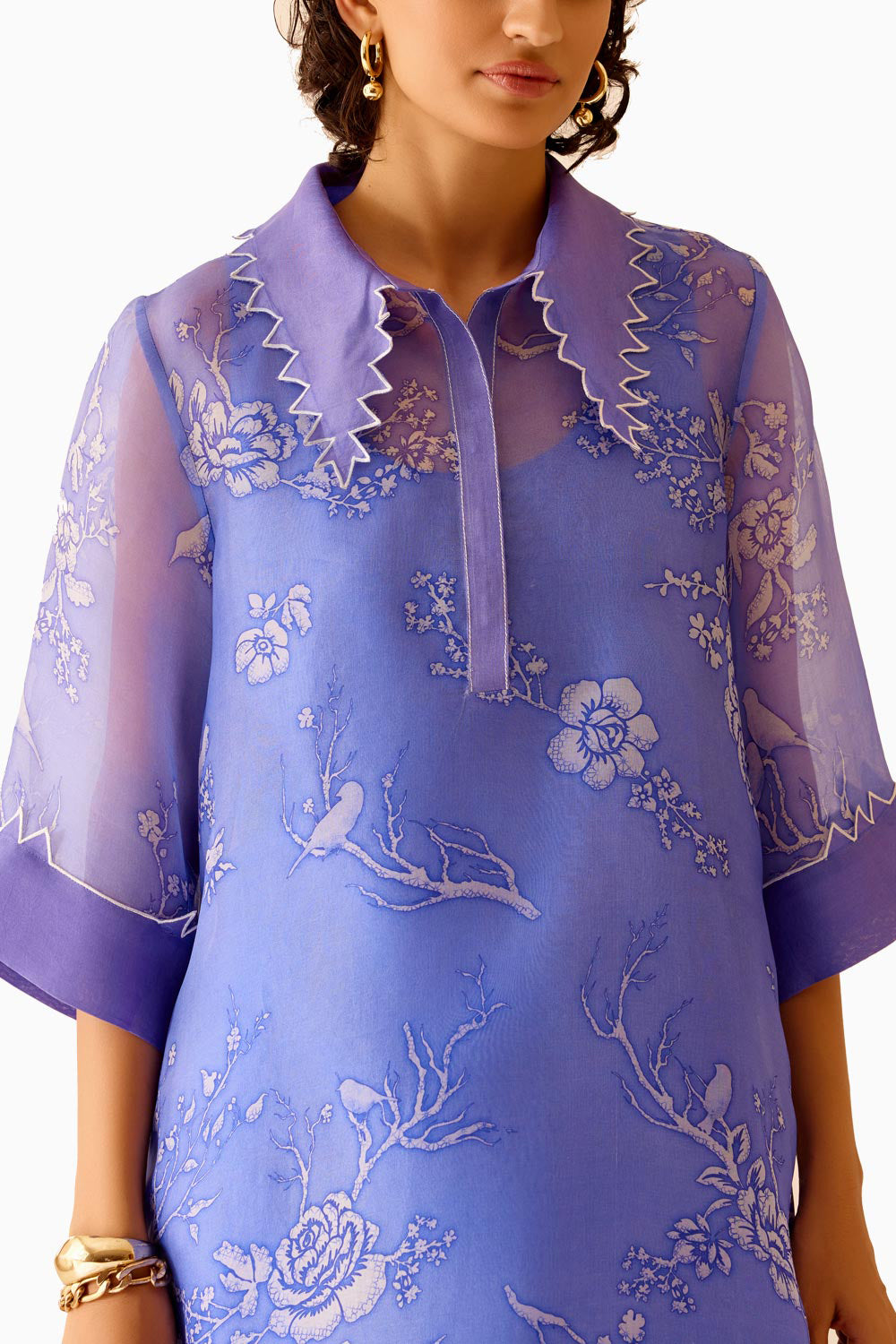 Tara Lilac Kurta Set