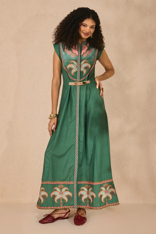 Palma Green Dress