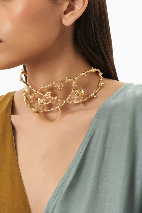 Flora Barbed Choker