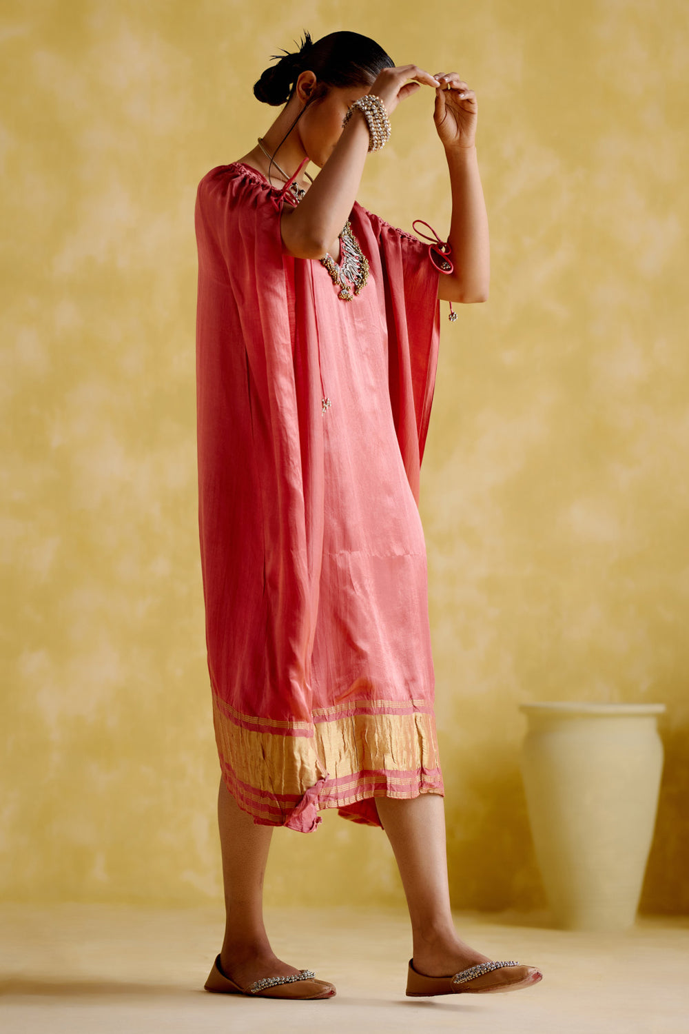 Amor Pink Kaftan Dress