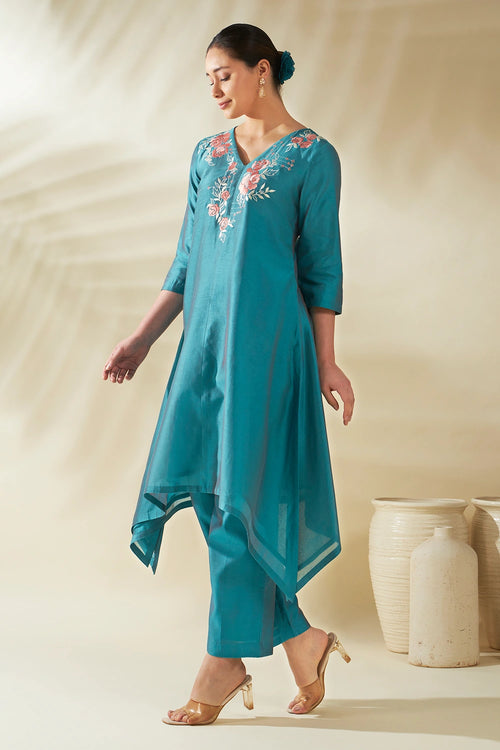 Blue Aris Kurta Set