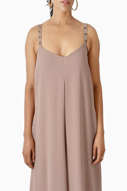 Beige Hawaii Jumpsuit