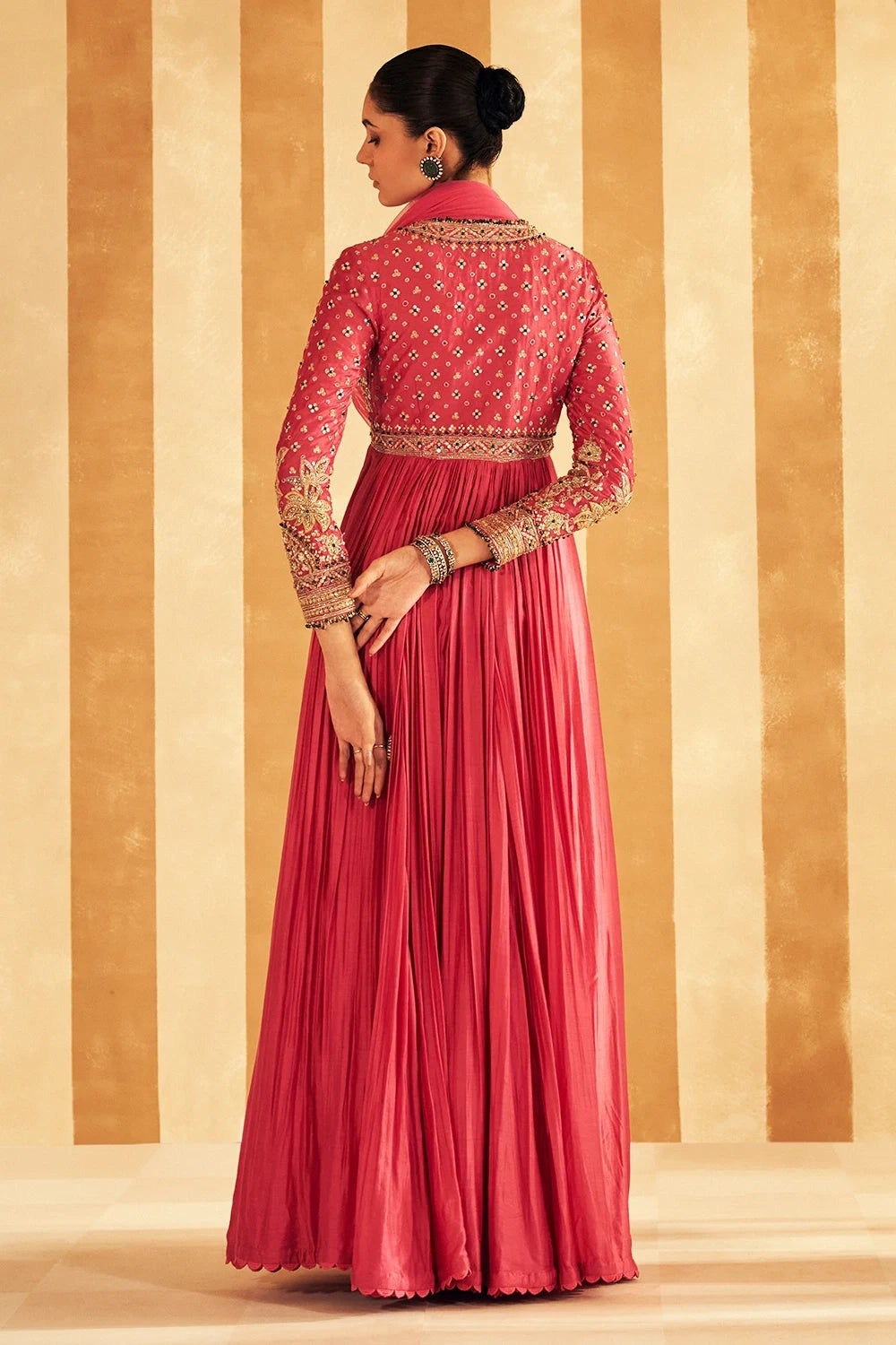 Aalam Royal Fuchsia Anarkali Set