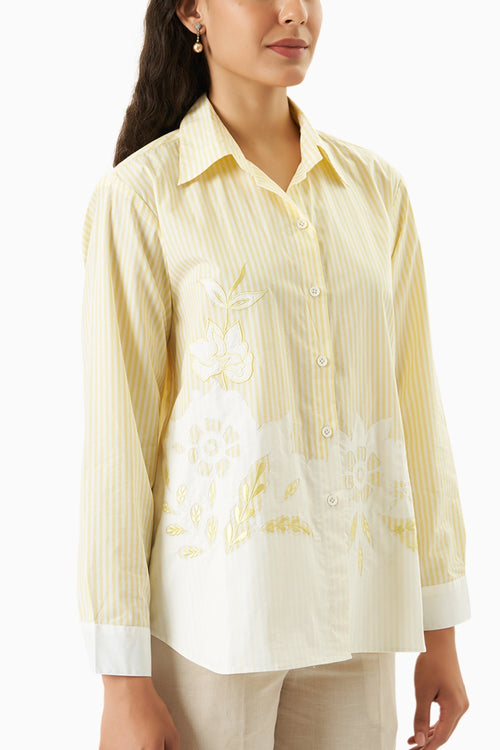 Yellow Stripe Hype Shirt