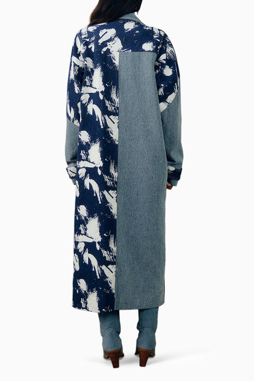Mix & Match Denim Trench