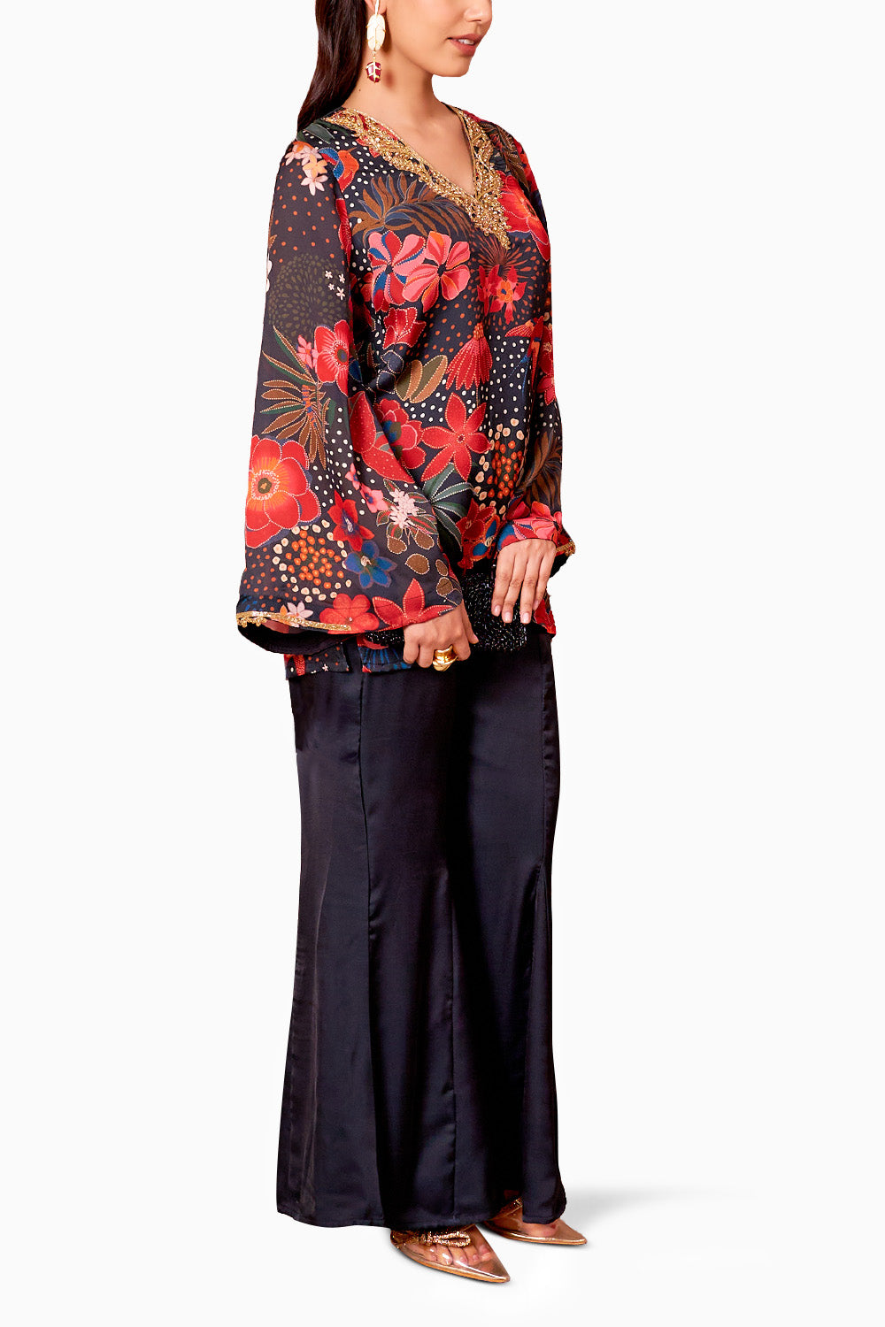 Laila Black Kurta Set