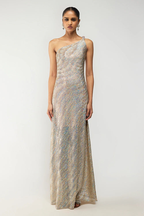 Aura One-Shoulder Dress