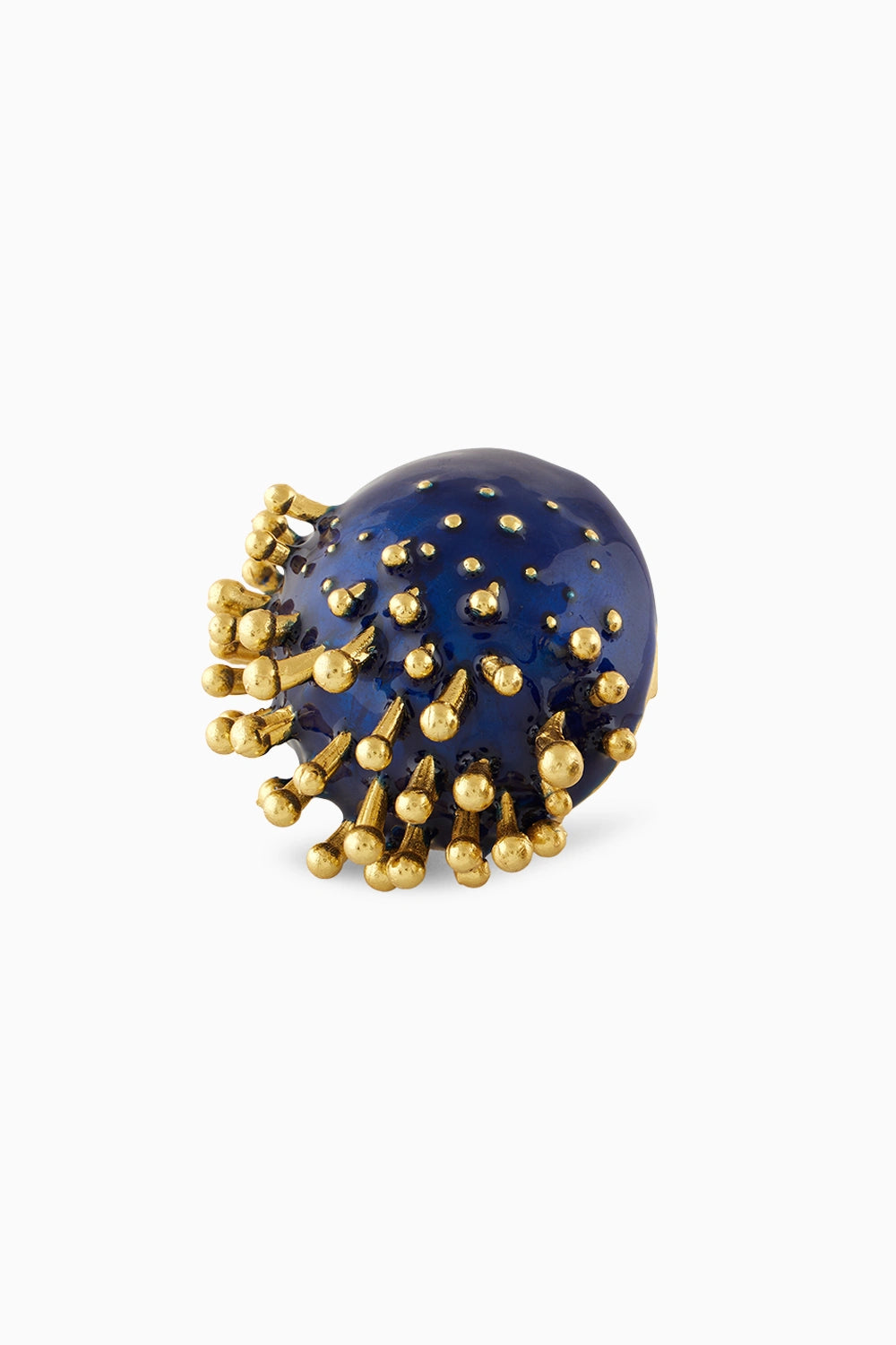 Vine Blue Round Studs