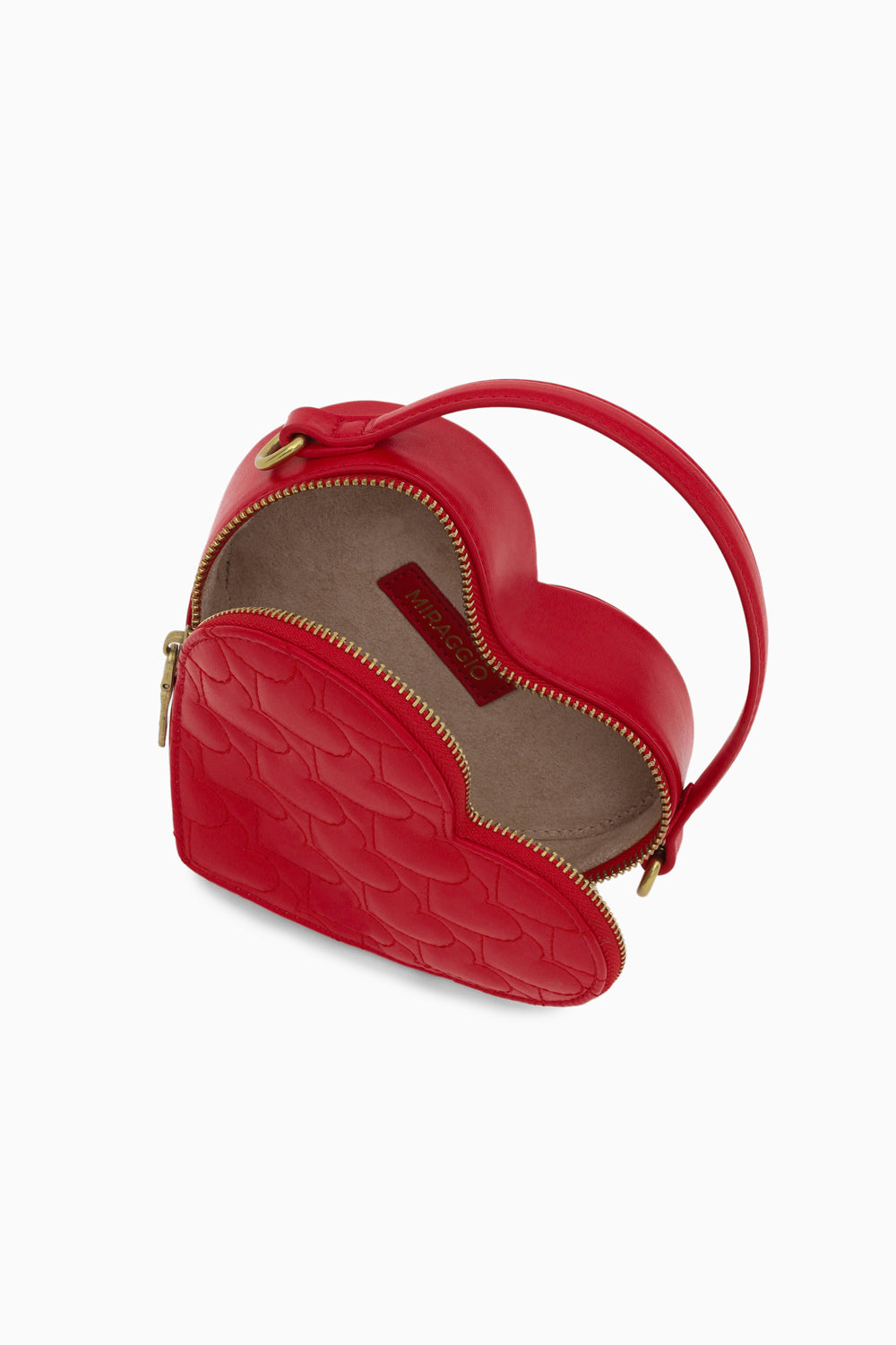 Red Sweet-Heart Crossbody Bag