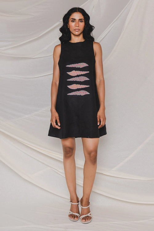 Ana Black Shell Dress