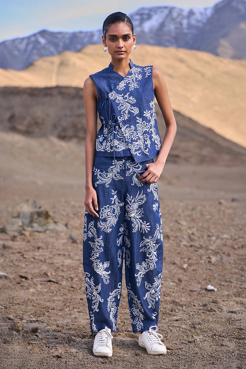 Embroidered Waistcoat Set