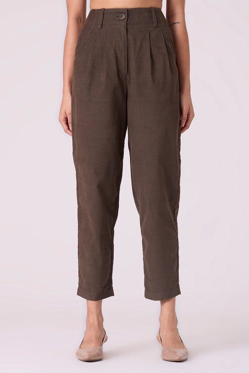 Helk Olive Needlecord Pants