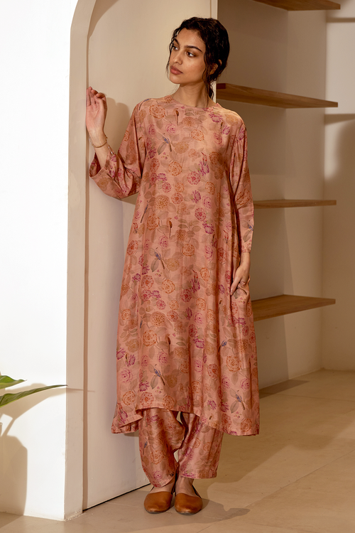 Aster Dusty Pink Kurta Set