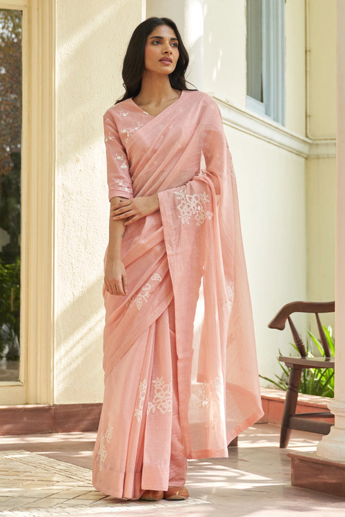 Tulip Applique Saree