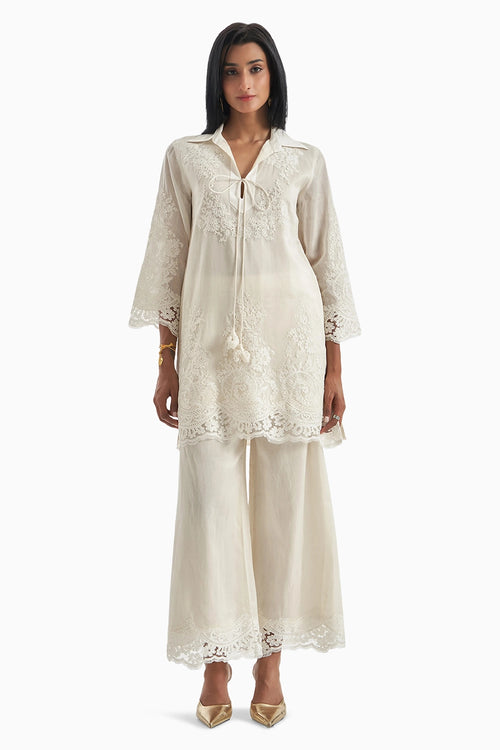 Ivory Lace Long Co-ord