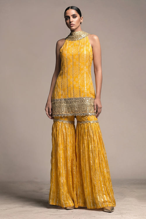 Solara Halter Sharara Set
