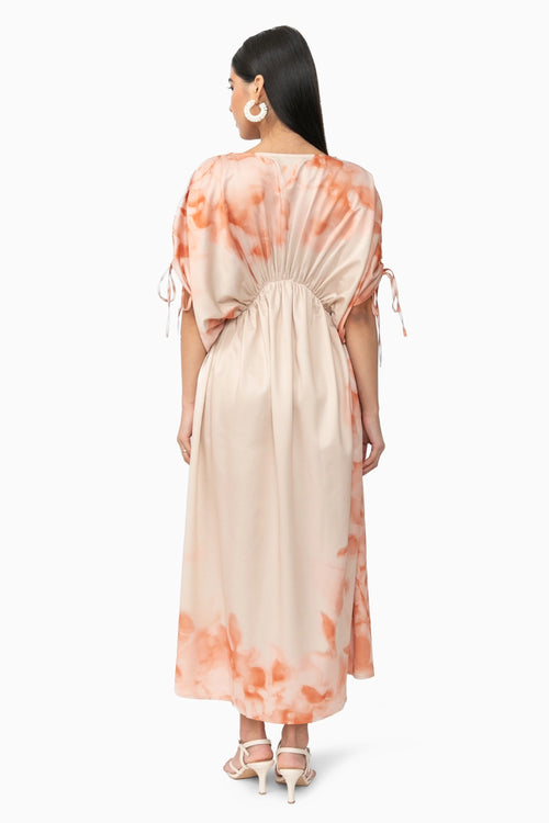 Peach Zenya Dress