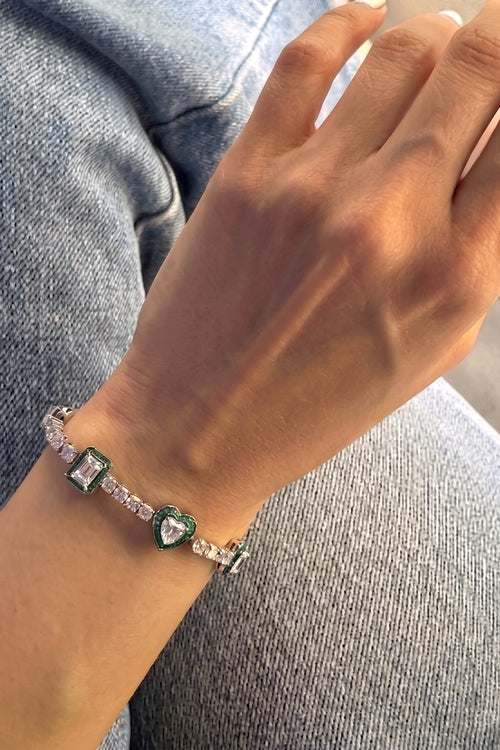 Horizon Enamel Tennis Bracelet