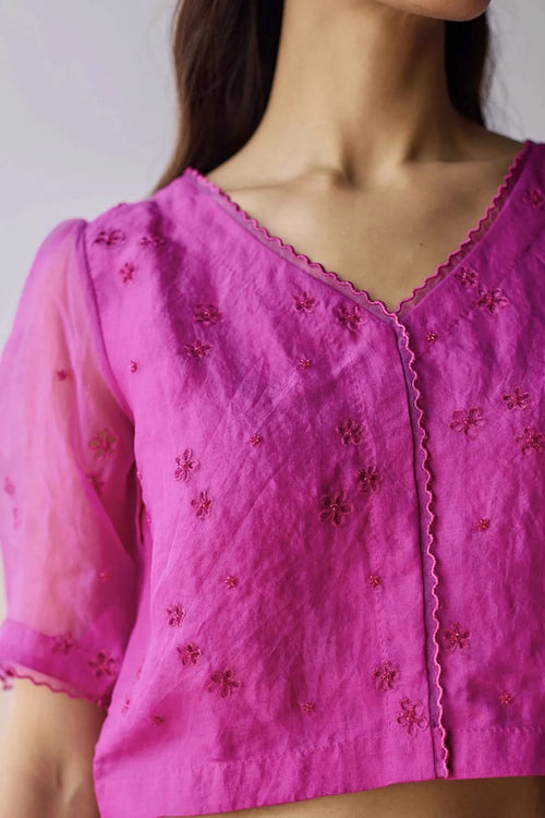 StarBloom Bright Pink Blouse