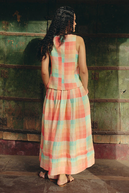 Azul Checkered Co-ord Set