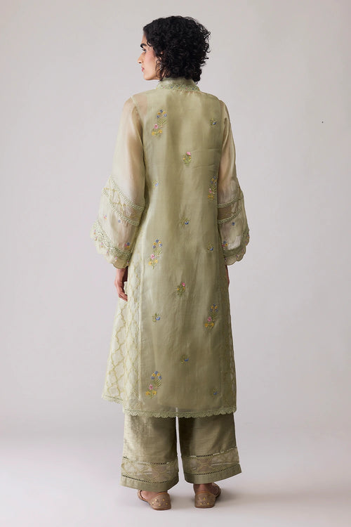 Ambreen Green Kurta Set