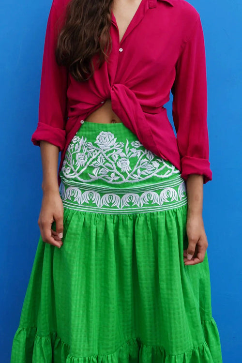 Green Espina Skirt
