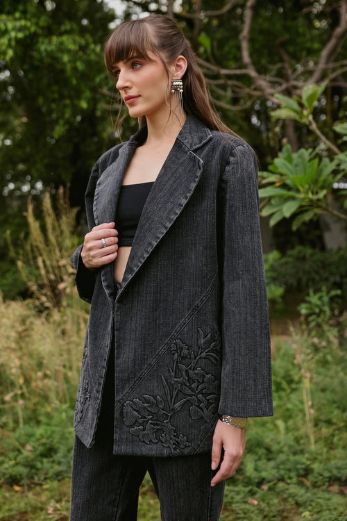 Joanne Blazer with Bootcut Pants
