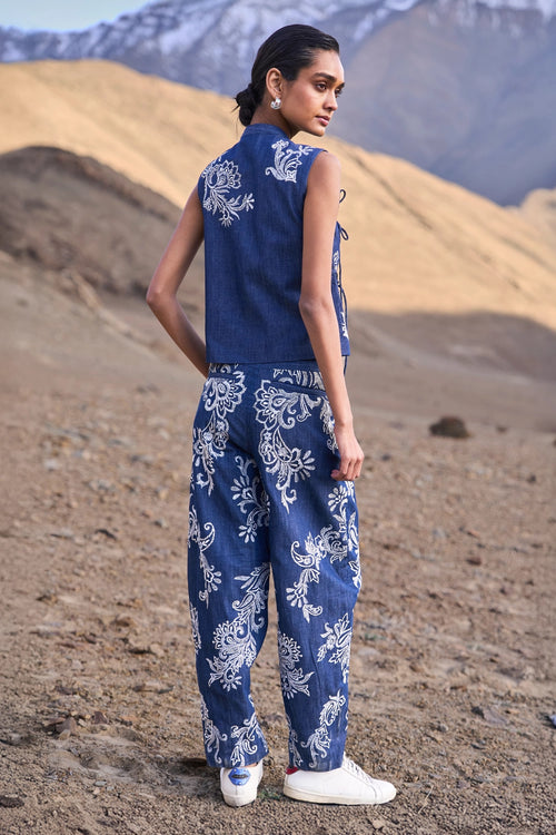 Embroidered Waistcoat Set